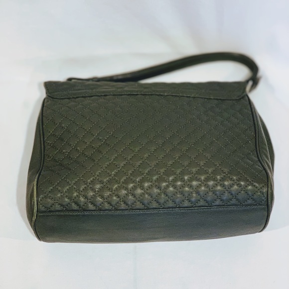 Brooks Brothers Lambskin Leather Flap Quilted Bag - Picture 3 of 8
